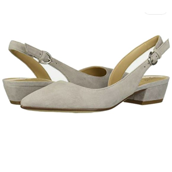 Naturalizer Shoes - NEW in BOX Naturalizer Leather Banks Flat Icy Grey